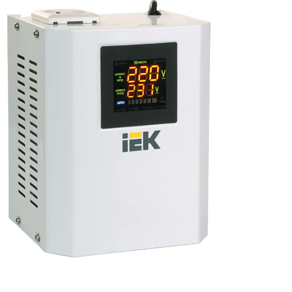 Фото Стабилизатор напряжения Iek Boiler IVS24-1-00500 500 Вт