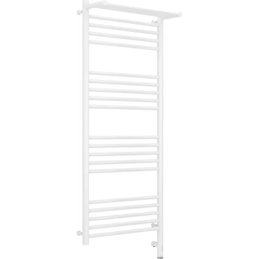 Фото Полотенцесушитель электрический Сунержа Богема 3.0 П 500x1200 мм 300 Вт с терморегулятором и полкой лесенка цвет белый Фото Полотенцесушитель электрический Сунержа Богема 3.0 П 500x1200 мм 300 Вт с терморегулятором и полкой лесенка цвет белый