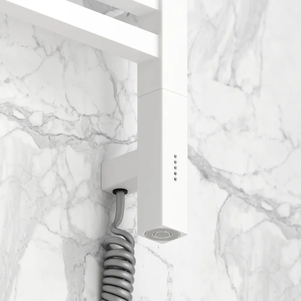 Фото 3 Полотенцесушитель электрический Сунержа Модус 3.0 левый 500x1200 мм 300 Вт с терморегулятором лесенка цвет белый матовый Фото 3 Полотенцесушитель электрический Сунержа Модус 3.0 левый 500x1200 мм 300 Вт с терморегулятором лесенка цвет белый матовый