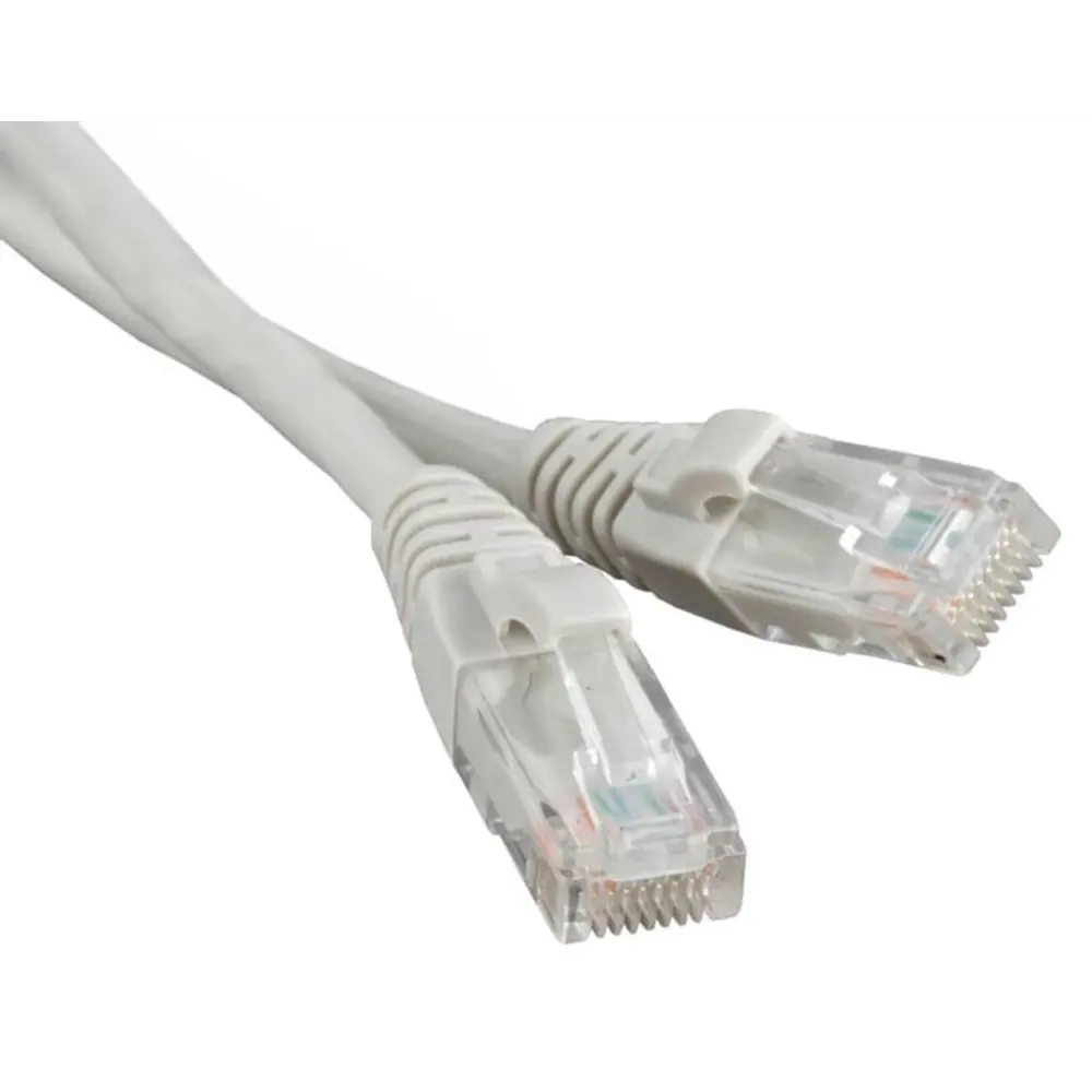 Фото Реверсивный патч-корд Hyperline LSZH 5 м серый