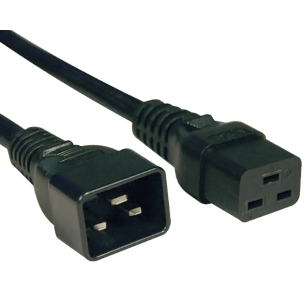 Фото Кабель питания Hyperline IEC 320 C19 - IEC 320 C20 3x1.5 16A с прямой вилкой 0.5 м цвет черный Фото Кабель питания Hyperline IEC 320 C19 - IEC 320 C20 3x1.5 16A с прямой вилкой 0.5 м цвет черный
