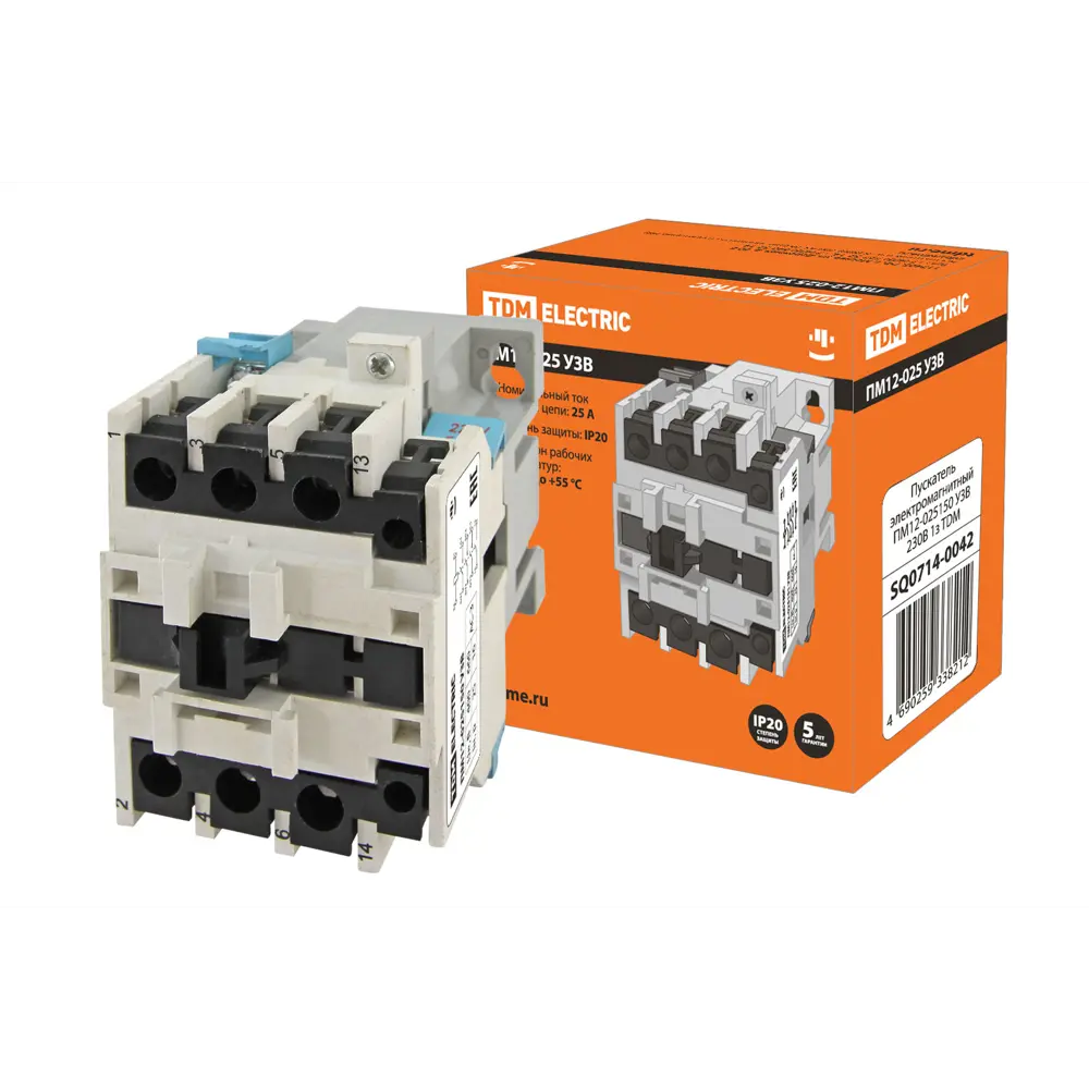 Фото Контактор Tdm electric ПМ12-025150 16 А 230 В Фото Контактор Tdm electric ПМ12-025150 16 А 230 В