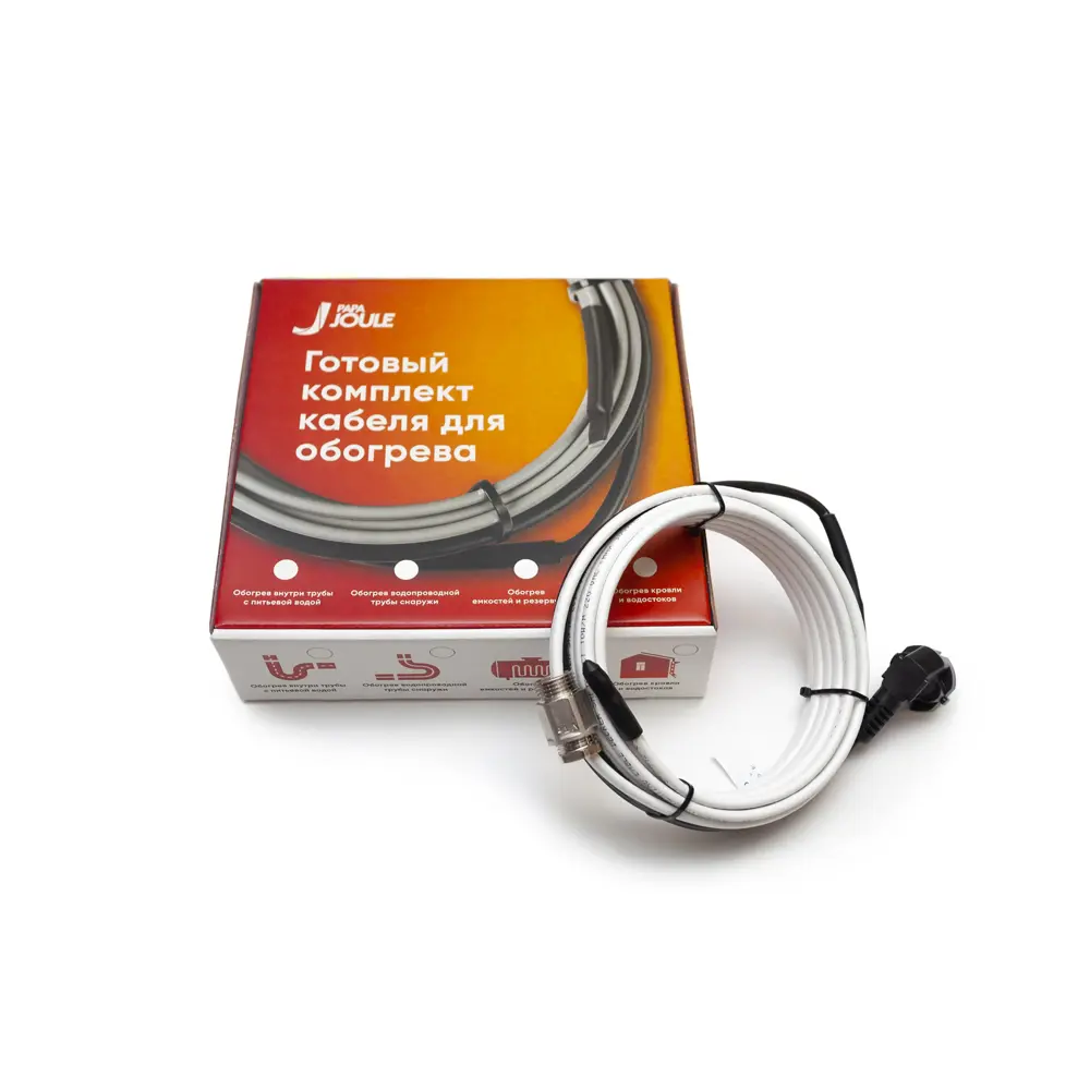 Фото 2 Греющий кабель в трубу Papajoule PJ-VT15 5 м 75 Вт Фото 2 Греющий кабель в трубу Papajoule PJ-VT15 5 м 75 Вт