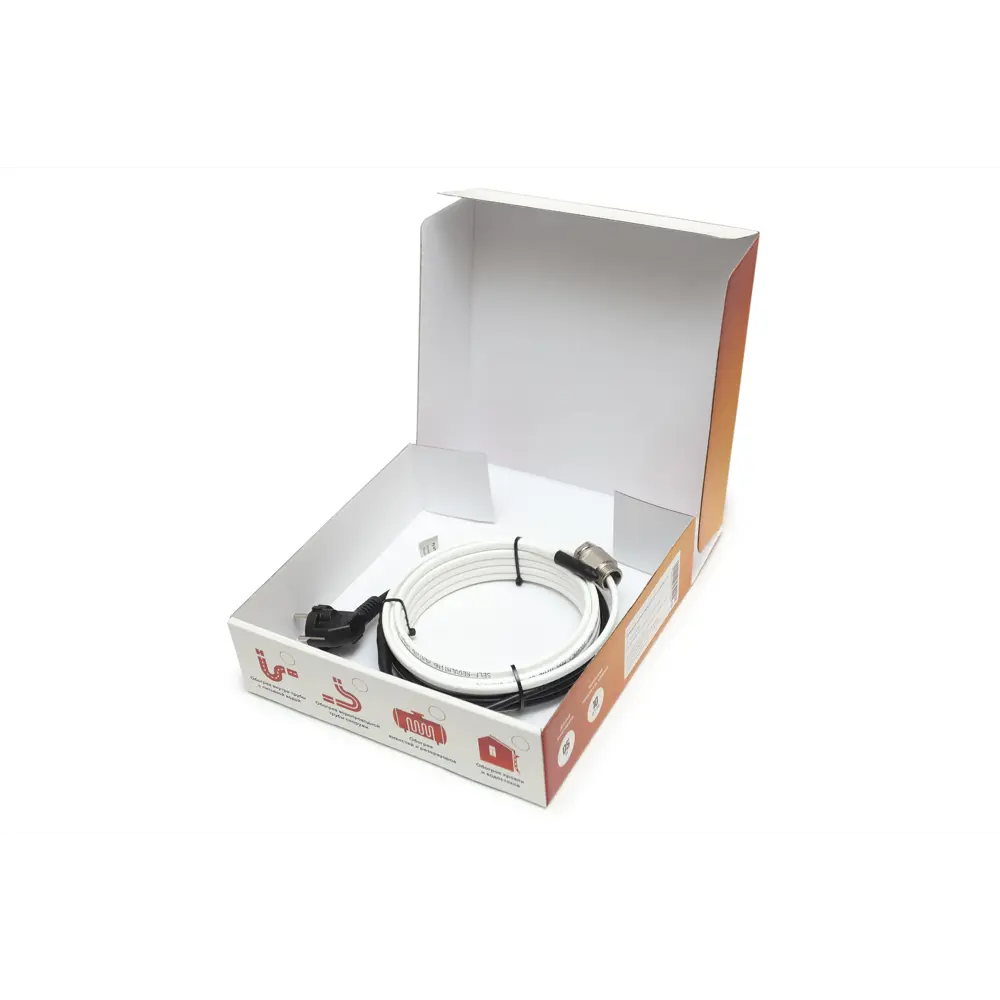 Фото 3 Греющий кабель в трубу Papajoule PJ-VT15 5 м 75 Вт Фото 3 Греющий кабель в трубу Papajoule PJ-VT15 5 м 75 Вт