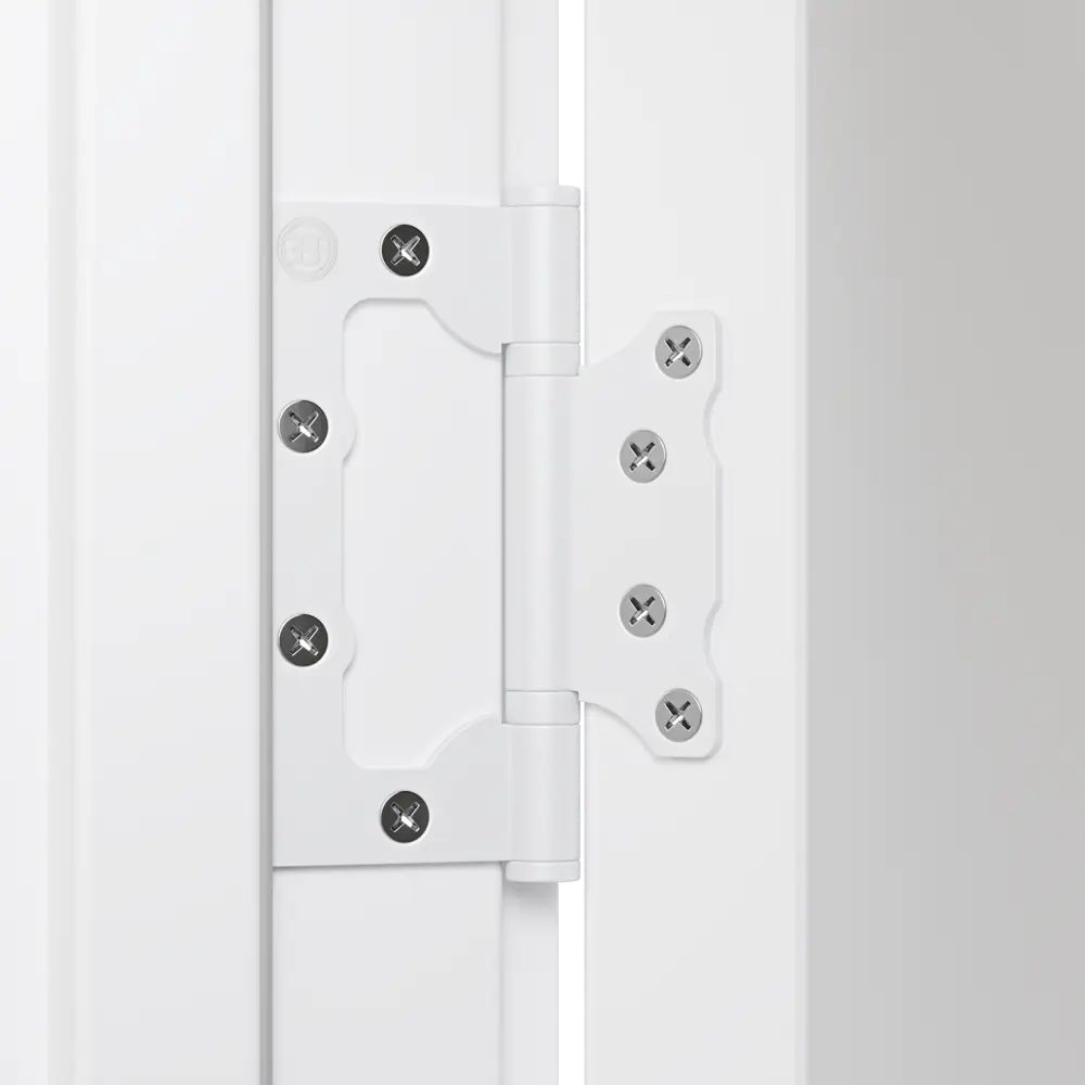 Фото 5 Дверь межкомнатная со стеклом Диана 2 60x200 см эмаль цвет белый с замком и петлями Фото 5 Дверь межкомнатная со стеклом Диана 2 60x200 см эмаль цвет белый с замком и петлями