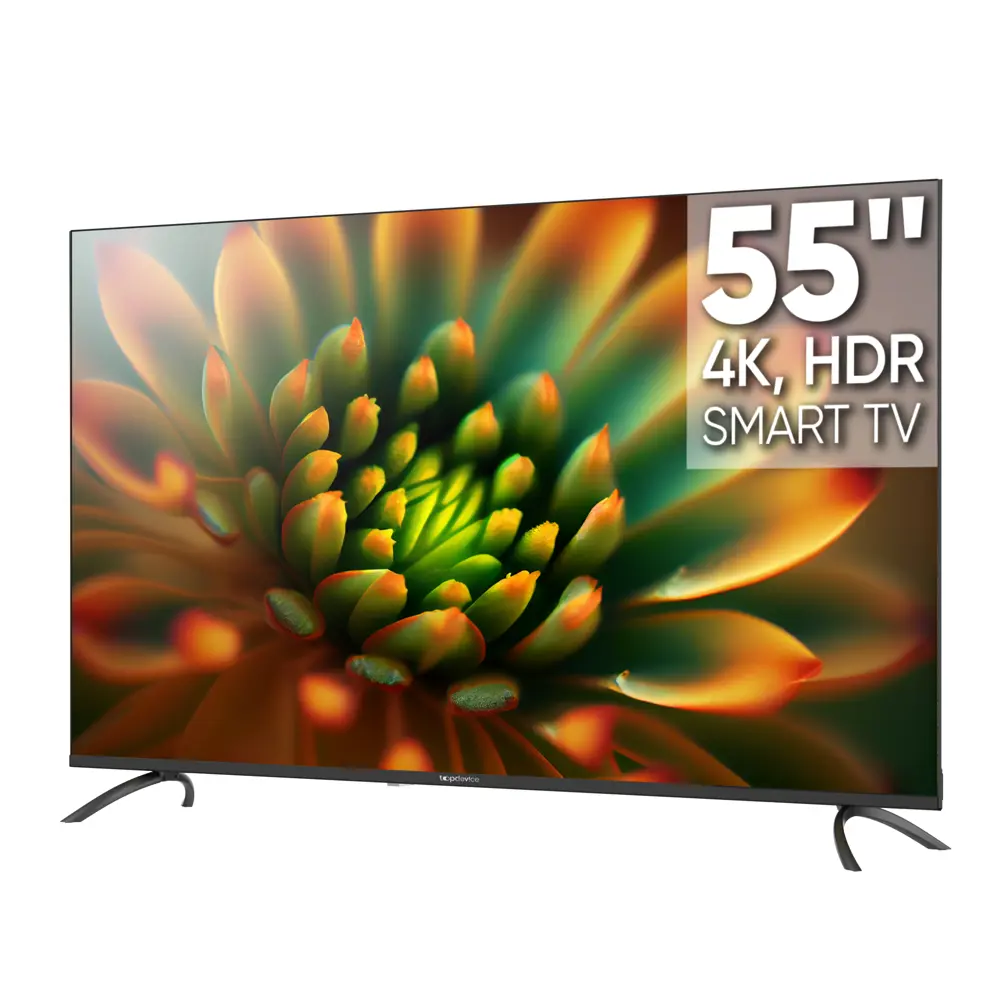 Фото Телевизор Topdevice Ultra UHD 4K Smart TV WildRed 55" 140 см цвет черный Фото Телевизор Topdevice Ultra UHD 4K Smart TV WildRed 55" 140 см цвет черный
