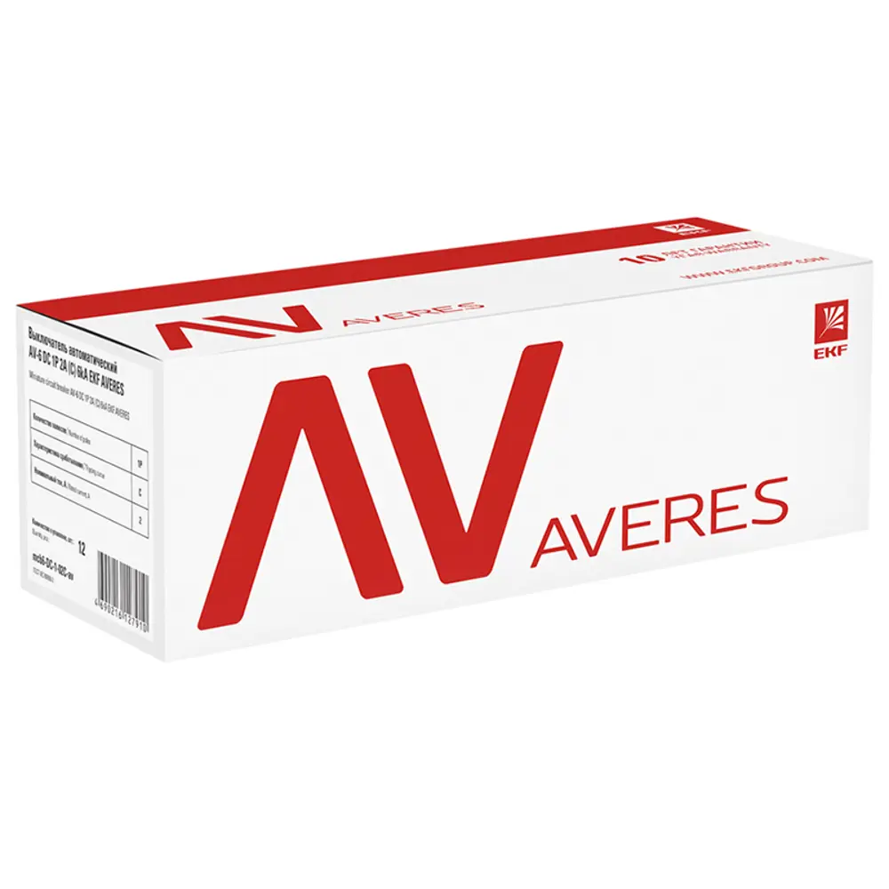 Фото 3 Автоматический выключатель Ekf Averes AV-6 2P C25 А 6 кА mcb6-DC-2-25C-av Фото 3 Автоматический выключатель Ekf Averes AV-6 2P C25 А 6 кА mcb6-DC-2-25C-av