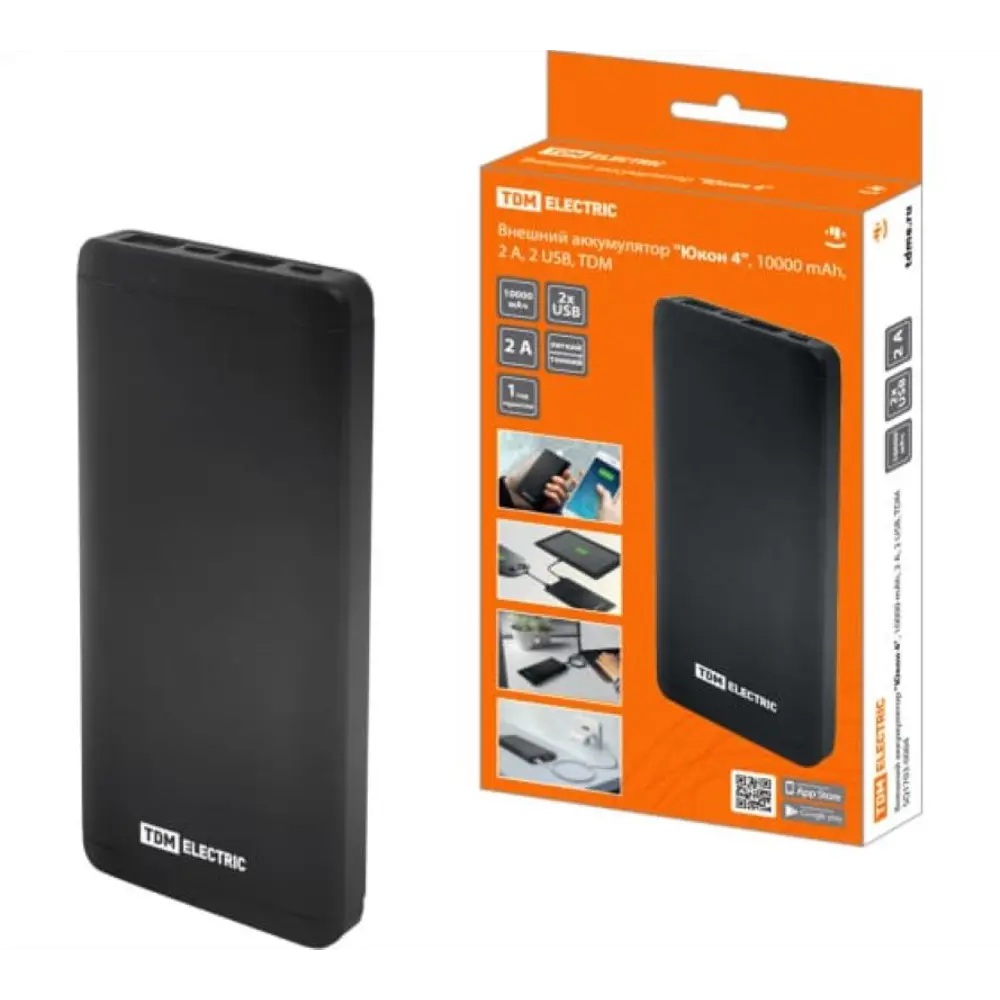 Фото Внешний аккумулятор TDM Electric Юкон 4 10000 mAh 2 A Фото Внешний аккумулятор TDM Electric Юкон 4 10000 mAh 2 A