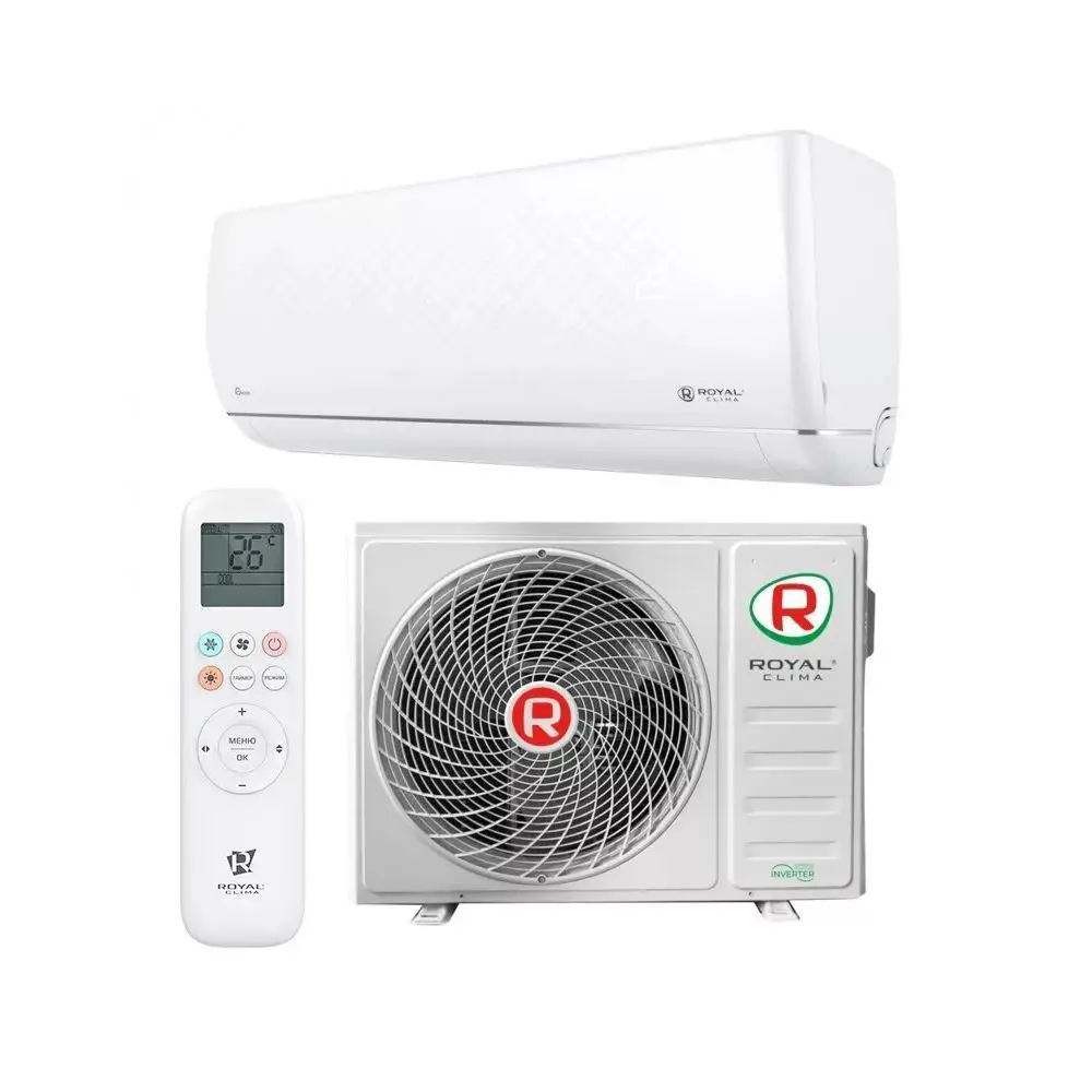 Фото Сплит-система инверторная Royal clima RCI-RNS35HN 12K BTU охлаждение/обогрев с Wi-Fi Фото Сплит-система инверторная Royal clima RCI-RNS35HN 12K BTU охлаждение/обогрев с Wi-Fi