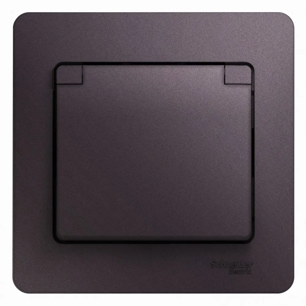 Фото Розетка Schneider Electric GlossaGSL001446 цвет сиреневый туман Фото Розетка Schneider Electric GlossaGSL001446 цвет сиреневый туман