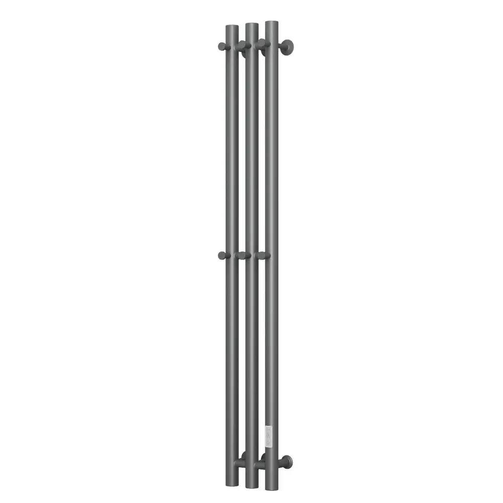 Фото Полотенцесушитель электрический Bauedge Inaro III Gun Grey 120x1200 мм 220 Вт I-образный цвет темно-серый Фото Полотенцесушитель электрический Bauedge Inaro III Gun Grey 120x1200 мм 220 Вт I-образный цвет темно-серый