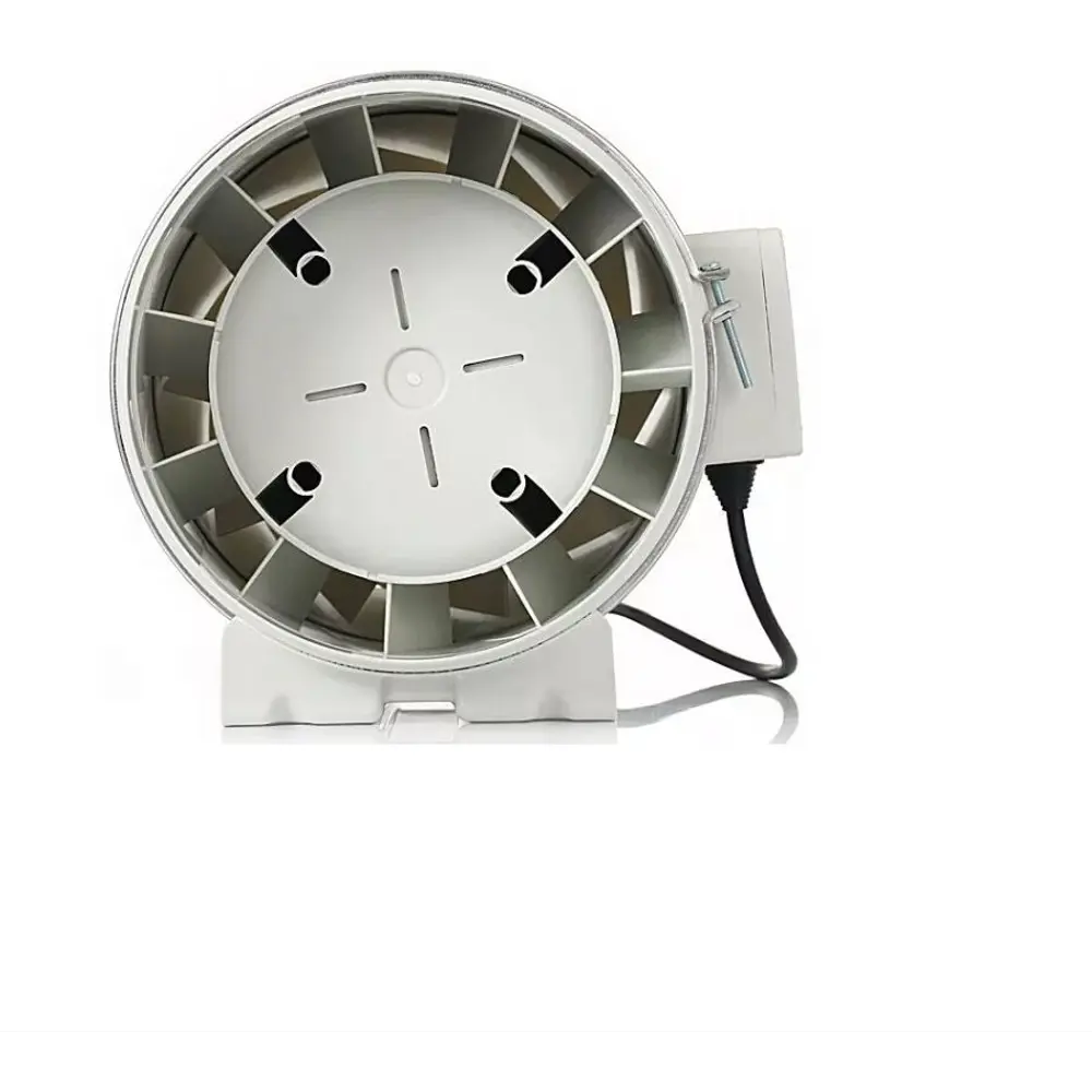 Фото 6 Вентилятор вытяжной Dastech HF-200P D200 мм 63 дБ 840 м³/ч обратный клапан цвет серый Фото 6 Вентилятор вытяжной Dastech HF-200P D200 мм 63 дБ 840 м³/ч обратный клапан цвет серый