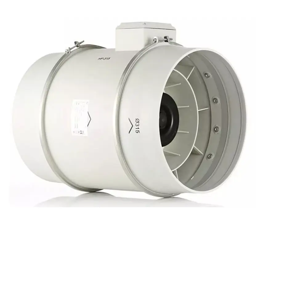 Фото 4 Вентилятор вытяжной Dastech HF-315P D315 мм 69 дБ 2206 м³/ч обратный клапан цвет серый Фото 4 Вентилятор вытяжной Dastech HF-315P D315 мм 69 дБ 2206 м³/ч обратный клапан цвет серый