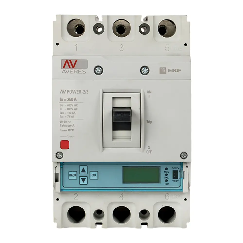 Фото 3 Автоматический выключатель Ekf AV Power-2/3 3P 250 А 50 кА mccb-23-250-6.0-av Фото 3 Автоматический выключатель Ekf AV Power-2/3 3P 250 А 50 кА mccb-23-250-6.0-av