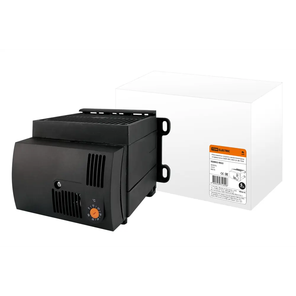 Фото Обогреватель Tdm electric ОШВт-800 с встроенным вентилятором и термостатом 800 Вт Фото Обогреватель Tdm electric ОШВт-800 с встроенным вентилятором и термостатом 800 Вт