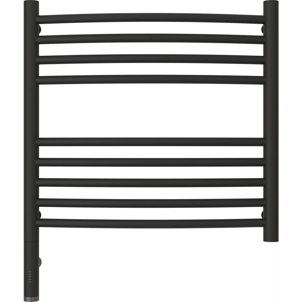 Фото 2 Полотенцесушитель электрический Сунержа Богема 3.0 выгнутая Л 500x500 мм 300 Вт с терморегулятором лесенка цвет тёмный титан муар Фото 2 Полотенцесушитель электрический Сунержа Богема 3.0 выгнутая Л 500x500 мм 300 Вт с терморегулятором лесенка цвет тёмный титан муар