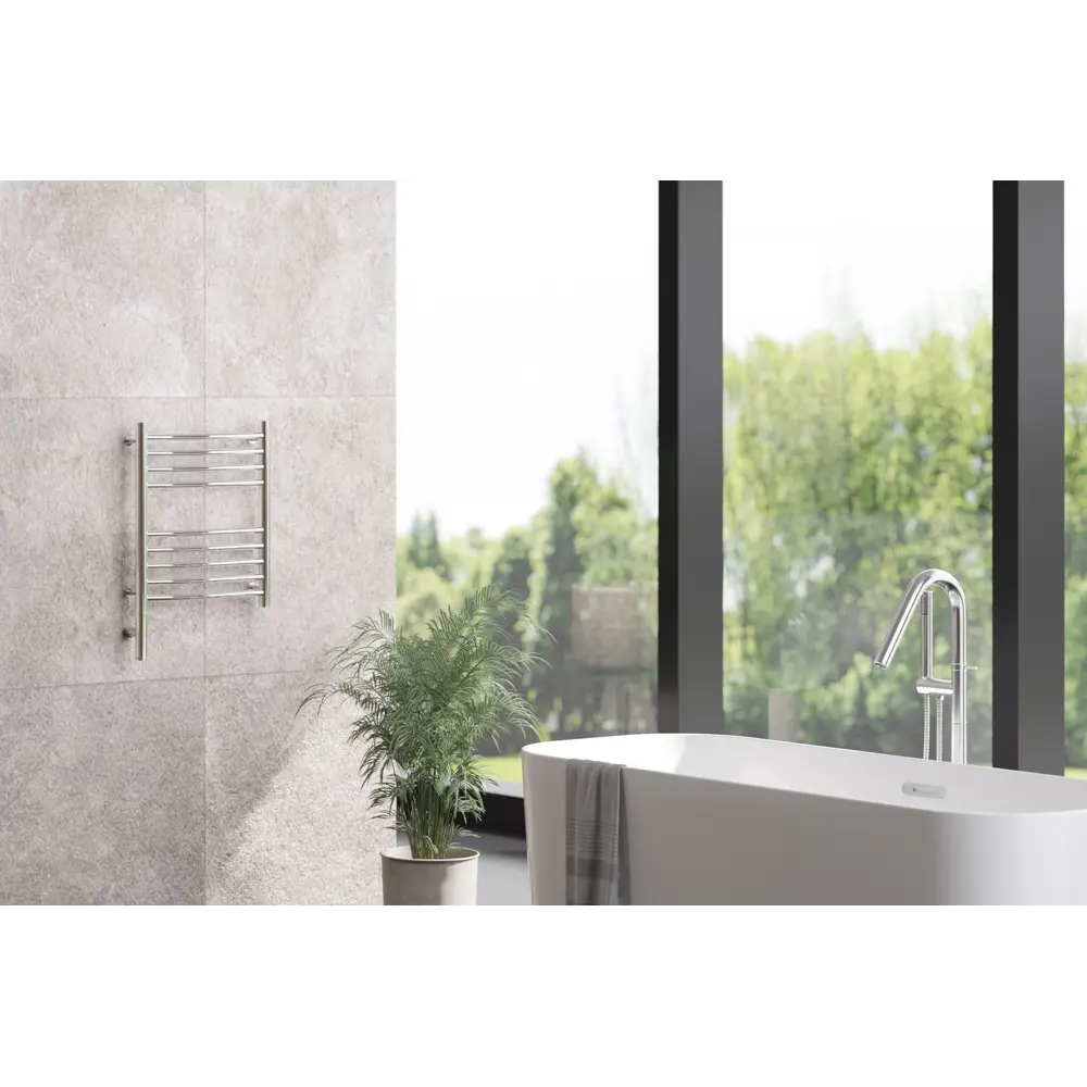 Фото 4 Полотенцесушитель электрический Сунержа Богема 3.0 выгнутая Л 500x500 мм 300 Вт с терморегулятором лесенка цвет тёмный титан муар Фото 4 Полотенцесушитель электрический Сунержа Богема 3.0 выгнутая Л 500x500 мм 300 Вт с терморегулятором лесенка цвет тёмный титан муар