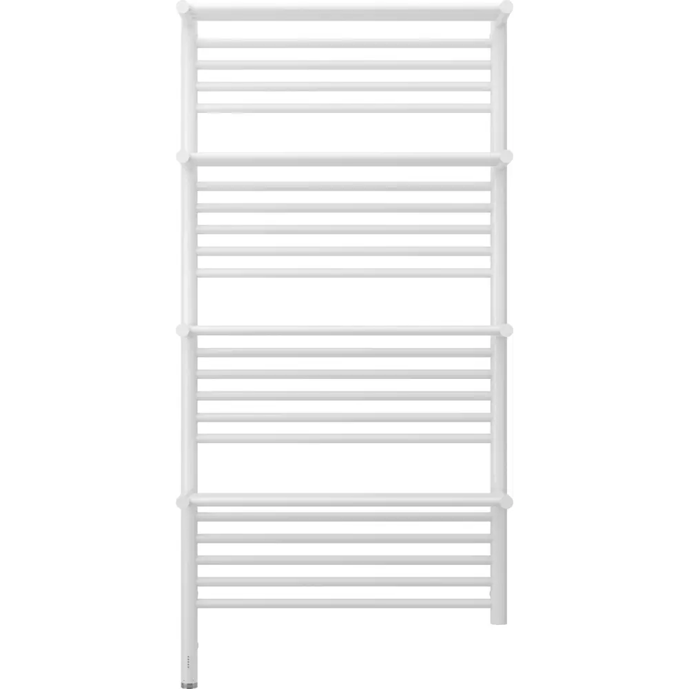 Фото 2 Полотенцесушитель электрический Сунержа Богема 3.0 Л 600x1200 мм 300 Вт с терморегулятором и 4 полками лесенка цвет белый