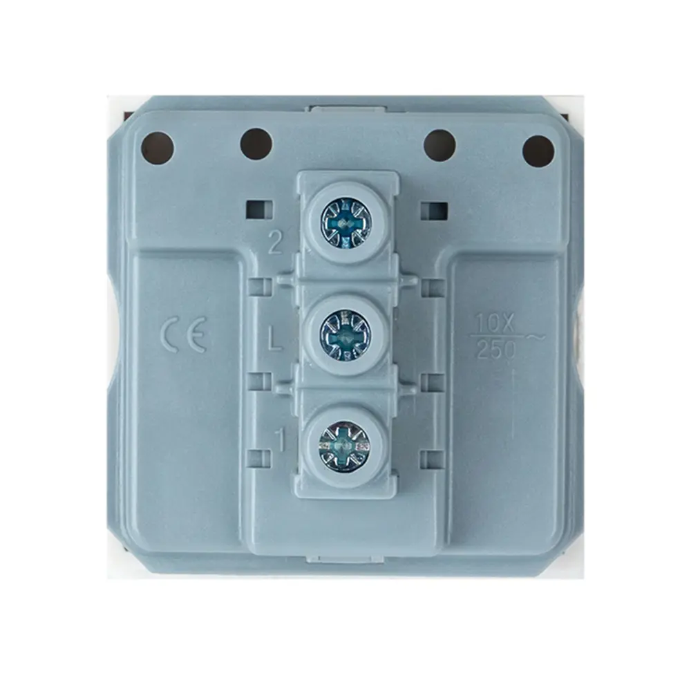 Фото 2 Выключатель проходной встраиваемый Ekf E2MV10-025-10 1 клавиша цвет белый