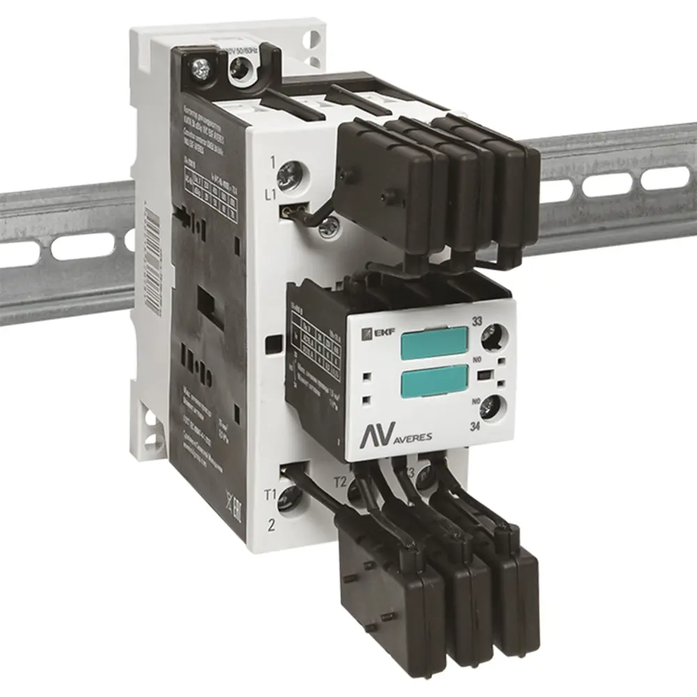 Фото Контактор для конденсатора Ekf Averes 72 А 230 В 1NО Фото Контактор для конденсатора Ekf Averes 72 А 230 В 1NО