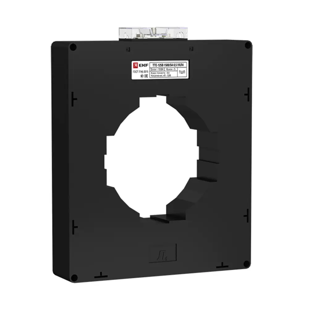 Фото Трансформатор тока EKF PROxima ТТЕ-125-2500/5А класс точности 0.5 Фото Трансформатор тока EKF PROxima ТТЕ-125-2500/5А класс точности 0.5