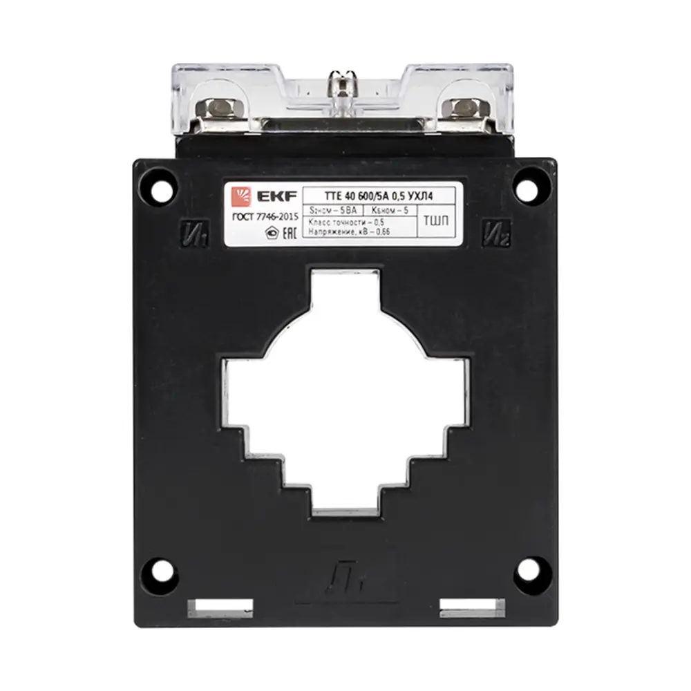 Фото Трансформатор тока EKF PROxima ТТЕ-40-500/5А класс точности 0.5S Фото Трансформатор тока EKF PROxima ТТЕ-40-500/5А класс точности 0.5S
