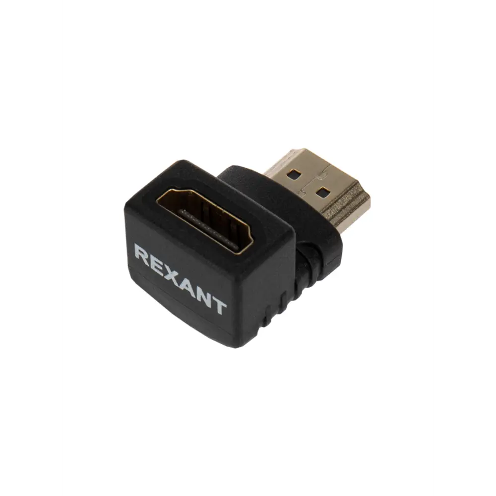Фото Переходник аудио Rexant гнездо HDMI-штекер HDMI угловой Фото Переходник аудио Rexant гнездо HDMI-штекер HDMI угловой