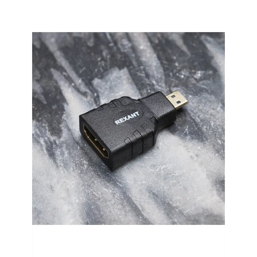 Фото 3 Переходник Rexant штекер micro HDMI - гнездо HDMI Фото 3 Переходник Rexant штекер micro HDMI - гнездо HDMI