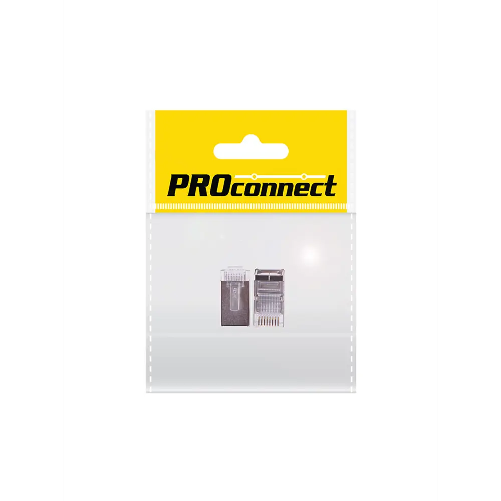 Фото 2 Разъем PROconnect сетевой LAN на кабель штекер RJ-45(8P8C) FTP 2шт Фото 2 Разъем PROconnect сетевой LAN на кабель штекер RJ-45(8P8C) FTP 2шт