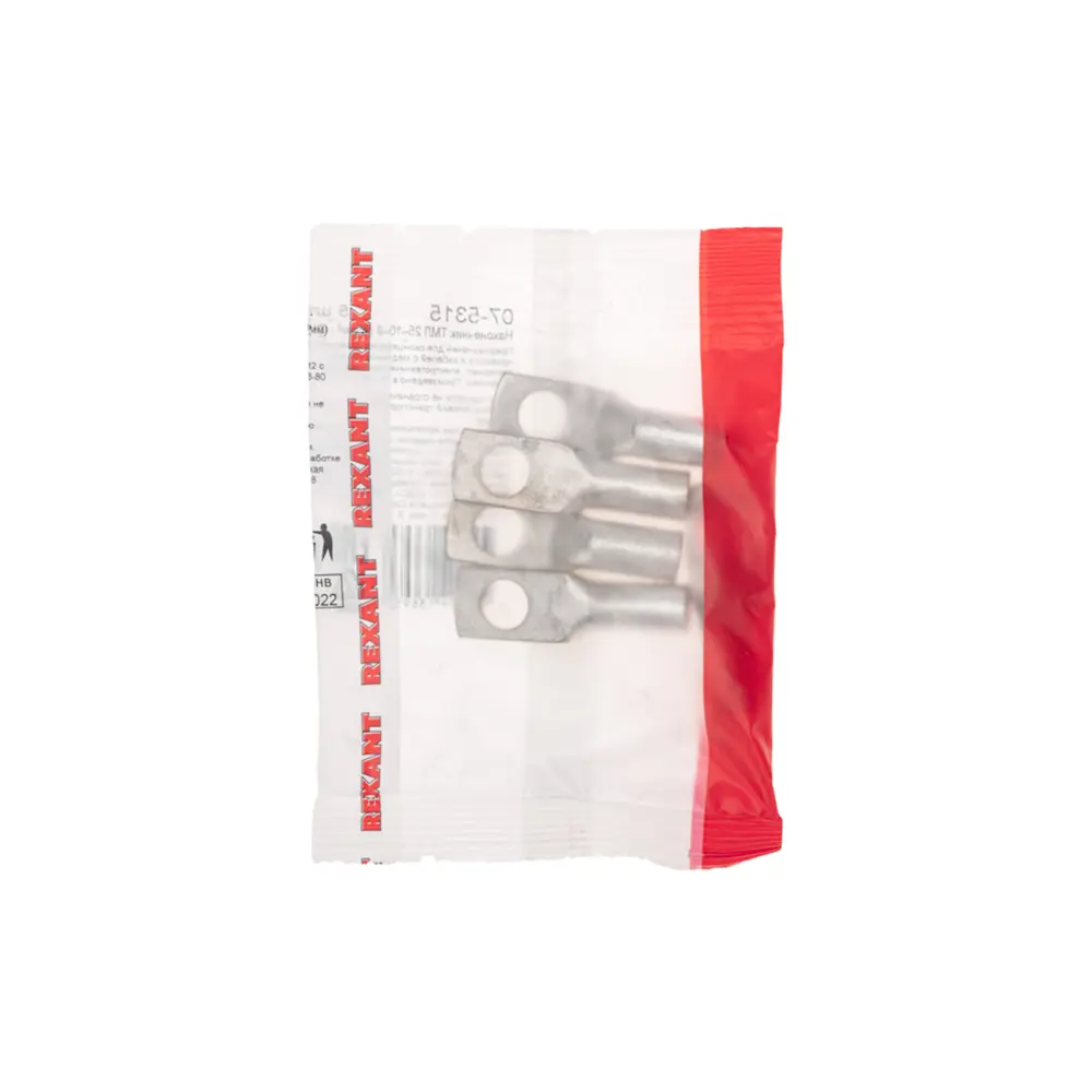 Фото 3 Наконечник медный луженый Rexant ТМЛ 25-10-8 25 мм² Ø10 мм 5 шт.