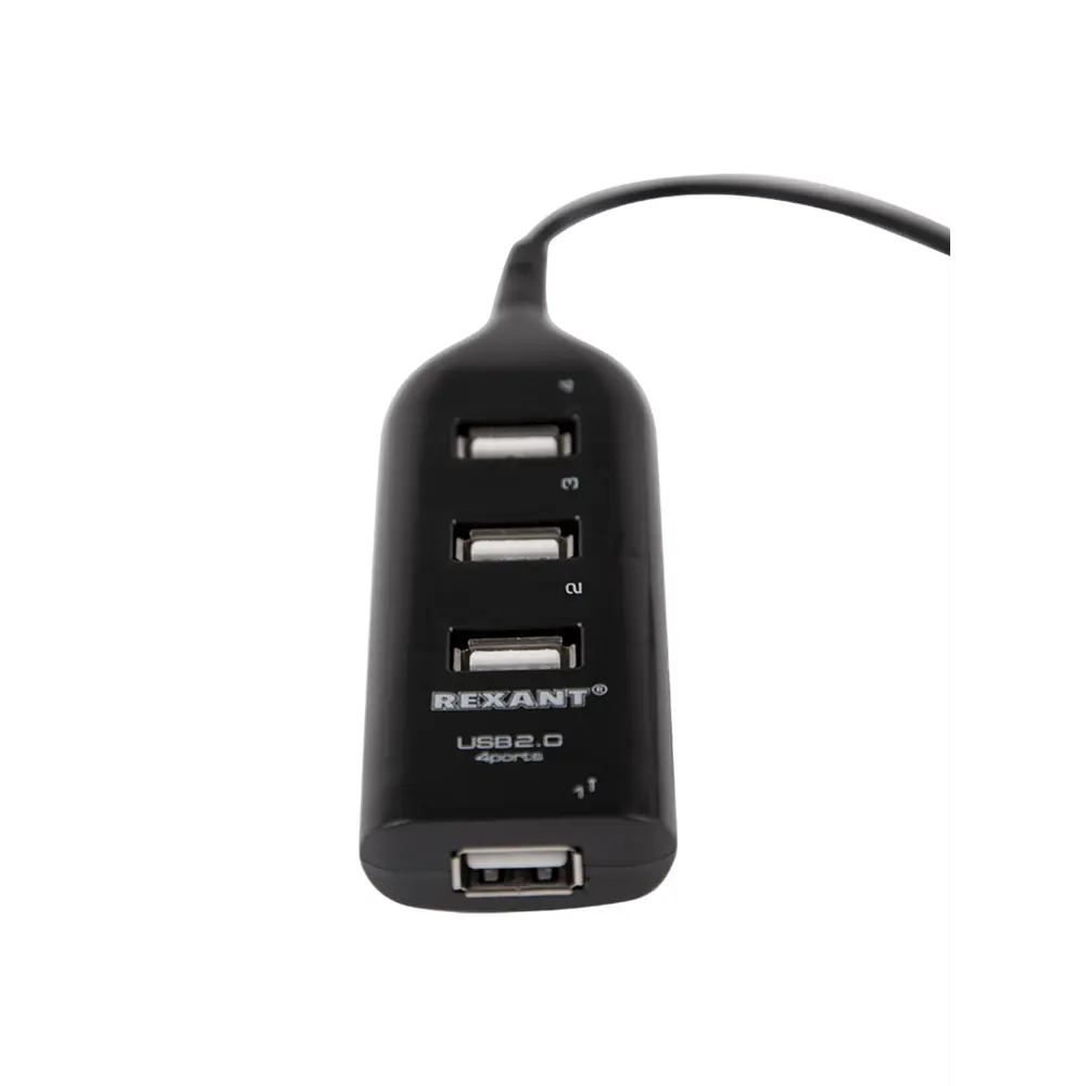 Фото 4 Разветвитель Rexant USB 2.0 на 4 порта Фото 4 Разветвитель Rexant USB 2.0 на 4 порта