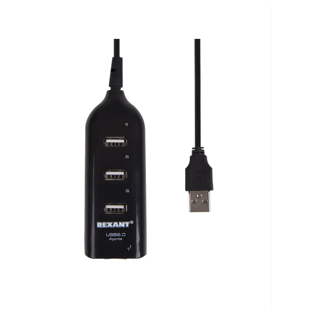 Фото 2 Разветвитель Rexant USB 2.0 на 4 порта Фото 2 Разветвитель Rexant USB 2.0 на 4 порта