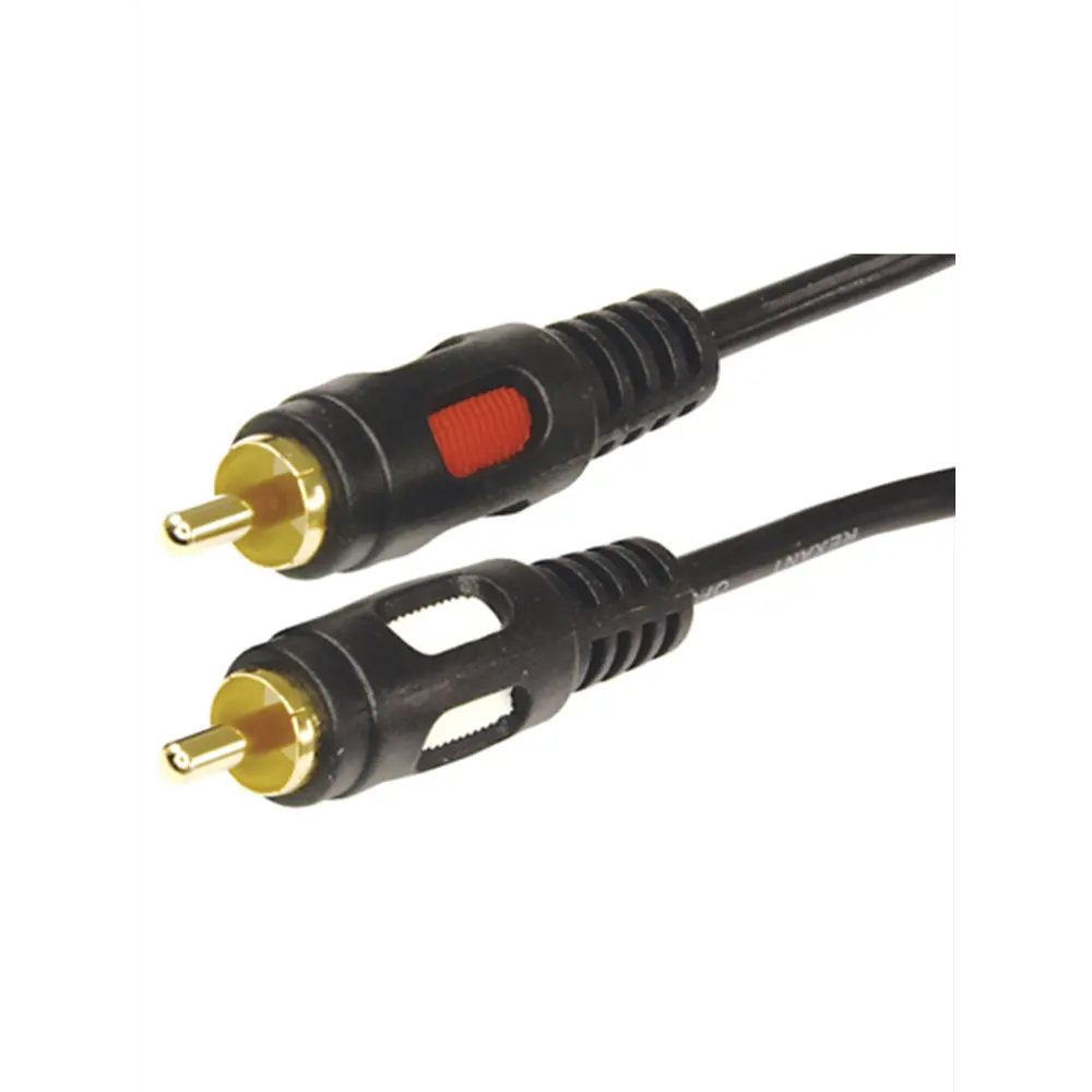 Фото Шнур Rexant Gold 2 RCA - 2 RCA 1.5м черный Фото Шнур Rexant Gold 2 RCA - 2 RCA 1.5м черный