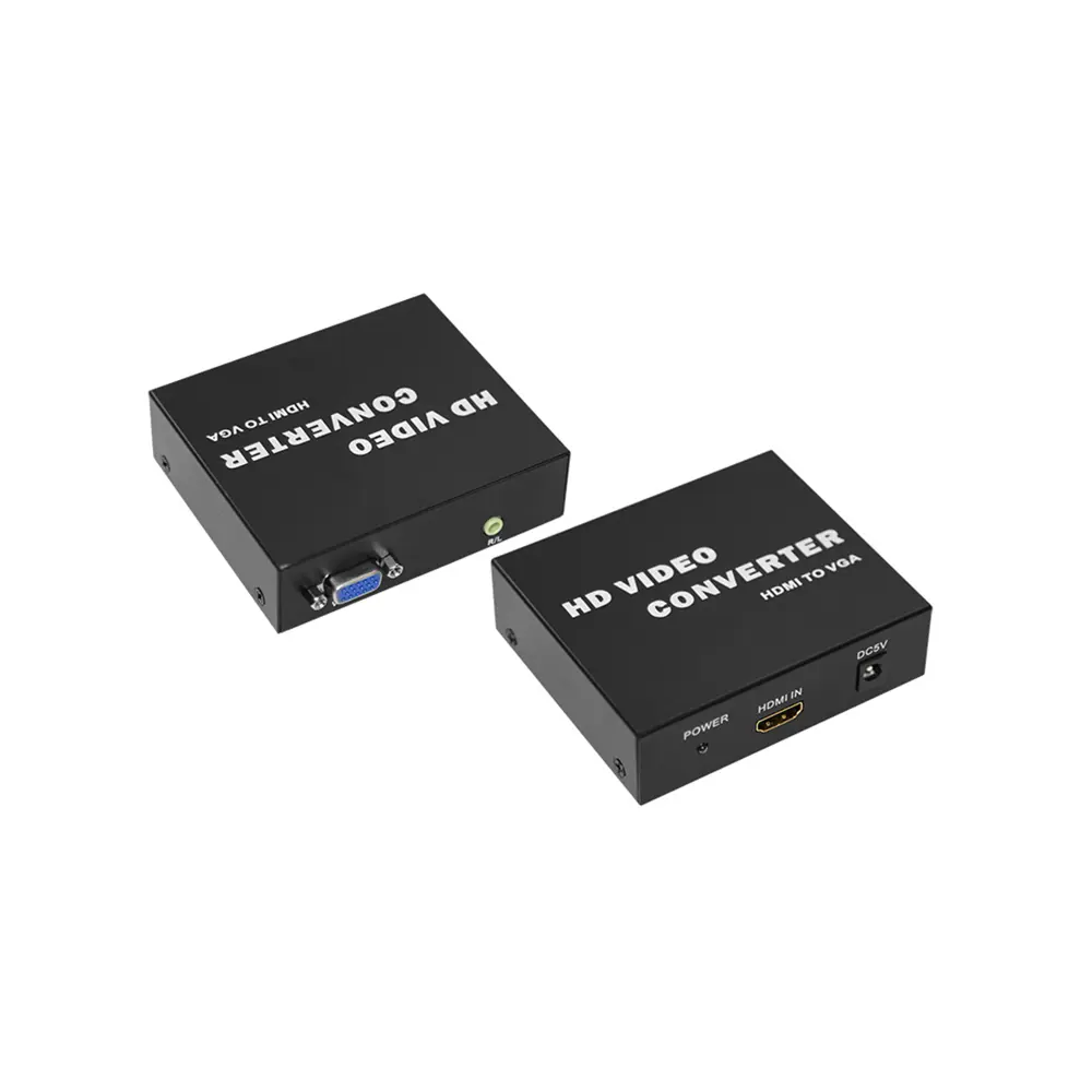Фото Конвертер Rexant HDMI на VGA + шнур стерео 35мм металл Фото Конвертер Rexant HDMI на VGA + шнур стерео 35мм металл