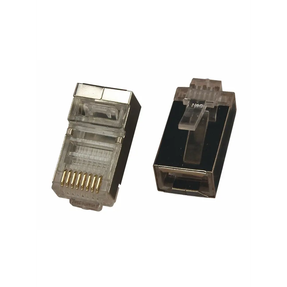 Фото 3 Разъем FTP Rexant RJ-45(8P8C) CAT 5e Фото 3 Разъем FTP Rexant RJ-45(8P8C) CAT 5e