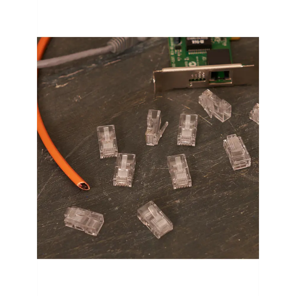 Фото 6 Разъем Rexant UTP RJ-45(8P8C) CAT 5e Фото 6 Разъем Rexant UTP RJ-45(8P8C) CAT 5e