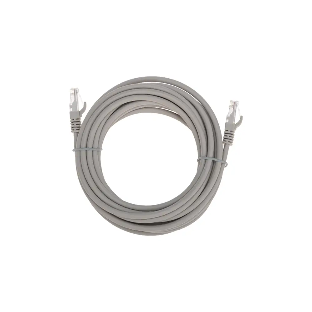 Фото Патч-корд Rexant U/UTP cat 6 RJ45-RJ45 26AWG LSZH цвет серый 5 м Фото Патч-корд Rexant U/UTP cat 6 RJ45-RJ45 26AWG LSZH цвет серый 5 м