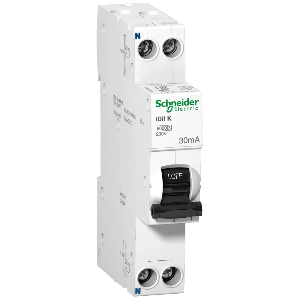 Фото Дифференциальный автомат Schneider electric Acti9 2P C16 А 30 мА 6 кА AC A9D49616 Фото Дифференциальный автомат Schneider electric Acti9 2P C16 А 30 мА 6 кА AC A9D49616