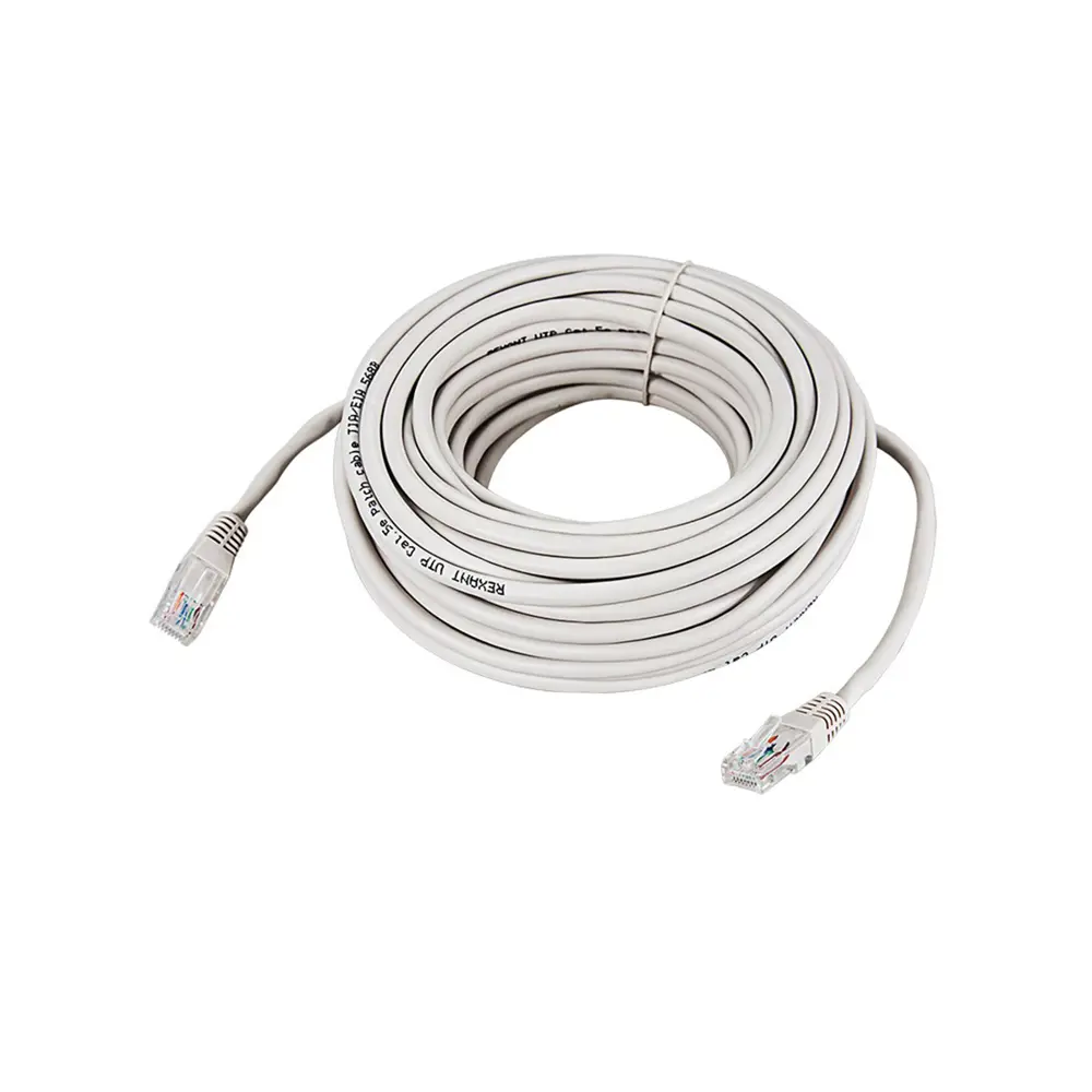 Фото 3 Патч-корд Rexant U/UTP RJ45-RJ45 cat 5e ПВХ цвет серый 15 м Фото 3 Патч-корд Rexant U/UTP RJ45-RJ45 cat 5e ПВХ цвет серый 15 м
