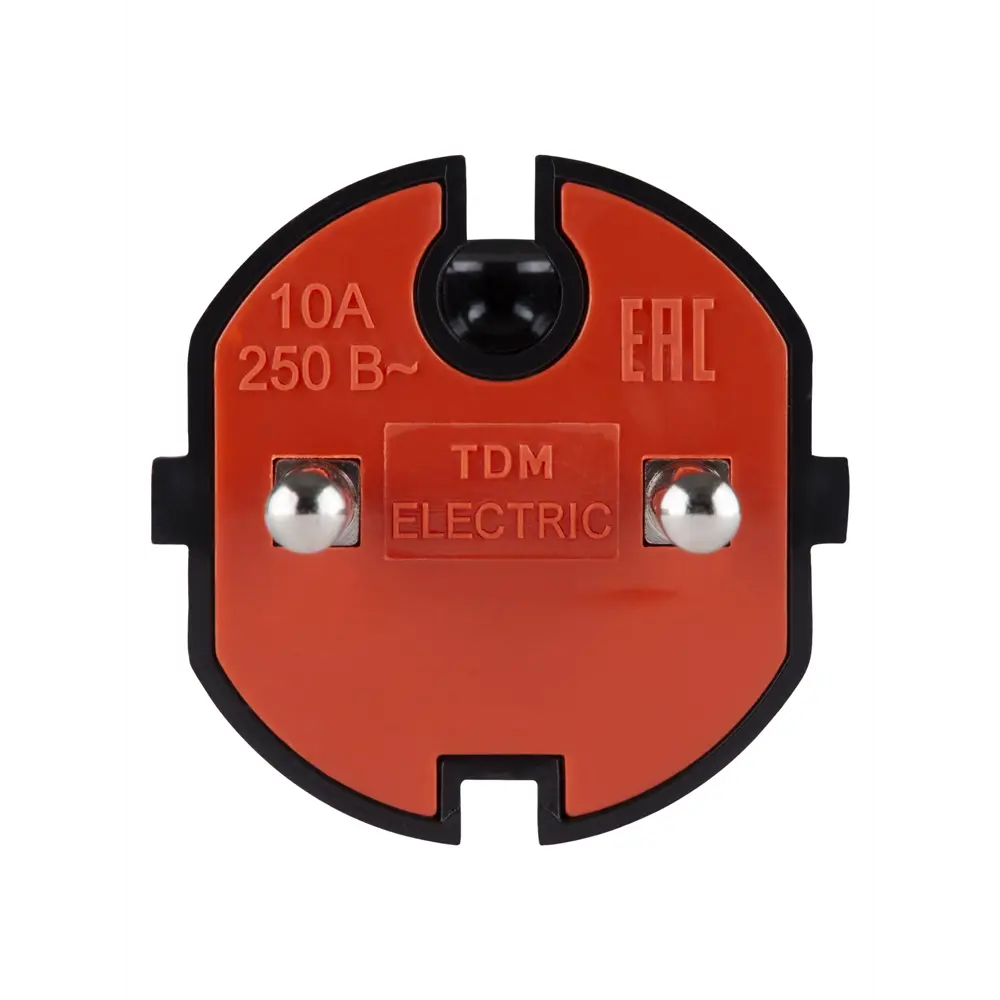 Фото 3 Вилка Tdm electric SQ1806-0210 220 В без заземления цвет черный Фото 3 Вилка Tdm electric SQ1806-0210 220 В без заземления цвет черный