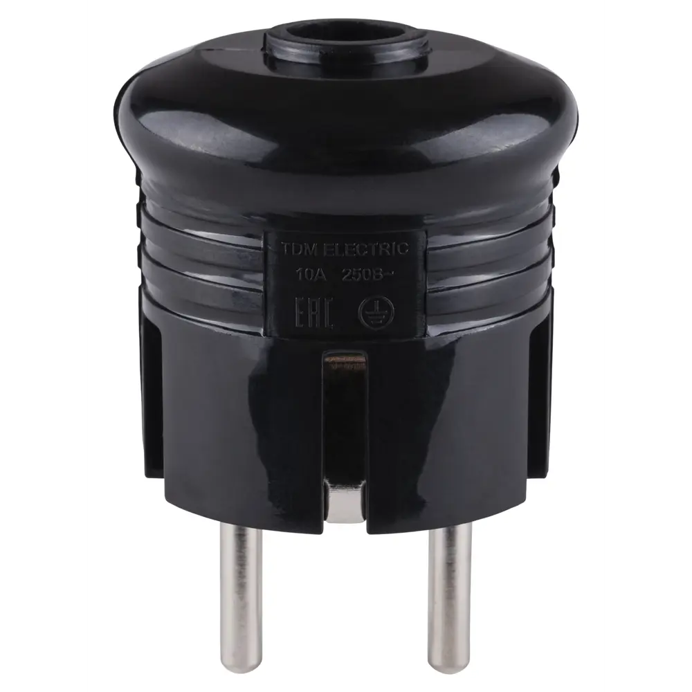 Фото 4 Вилка Tdm electric SQ1806-0200 220 В с заземлением цвет черный Фото 4 Вилка Tdm electric SQ1806-0200 220 В с заземлением цвет черный