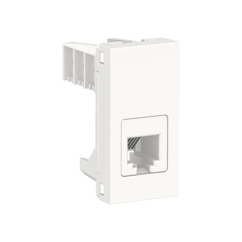 Фото Розетка телефонная встраиваемая Schneider electric Unica Modular NU349118 RJ12 цвет белый Фото Розетка телефонная встраиваемая Schneider electric Unica Modular NU349118 RJ12 цвет белый
