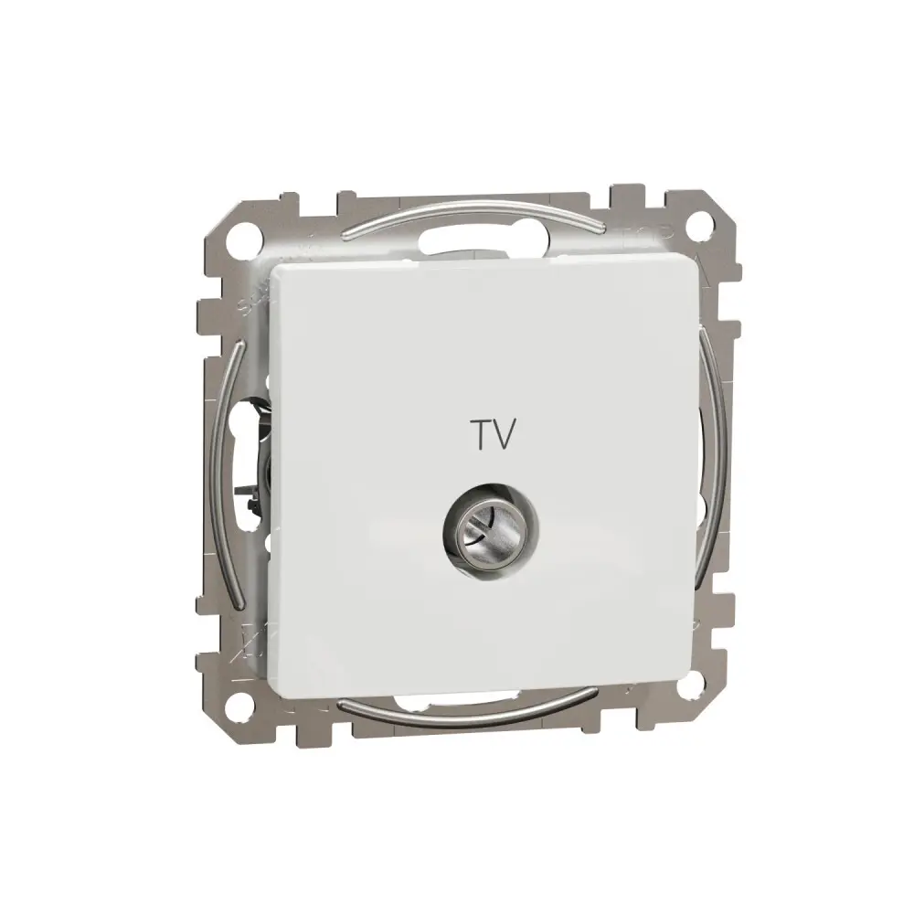 Фото ТВ-розетка оконечная встраиваемая Schneider electric Sedna SDD111471 цвет белый