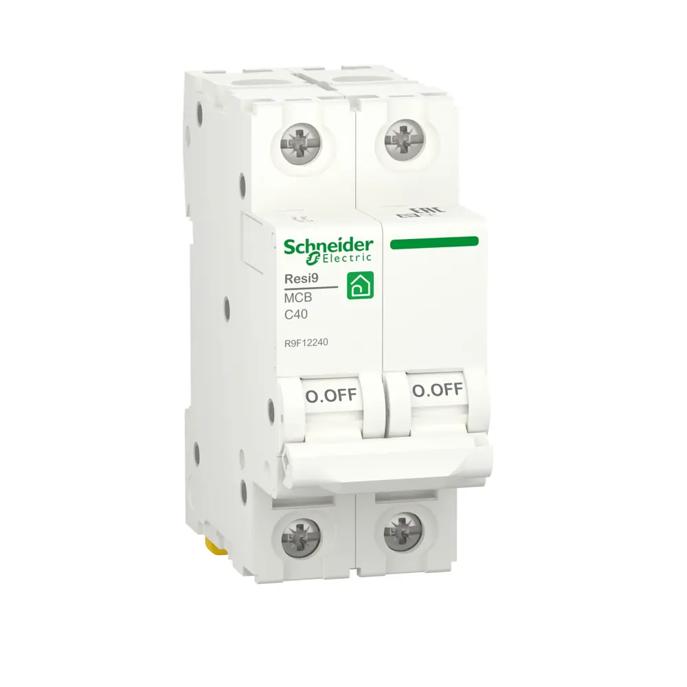 Фото Автоматический выключатель Schneider electric Resi9 2P C40 А 6 кА R9F12240 Фото Автоматический выключатель Schneider electric Resi9 2P C40 А 6 кА R9F12240