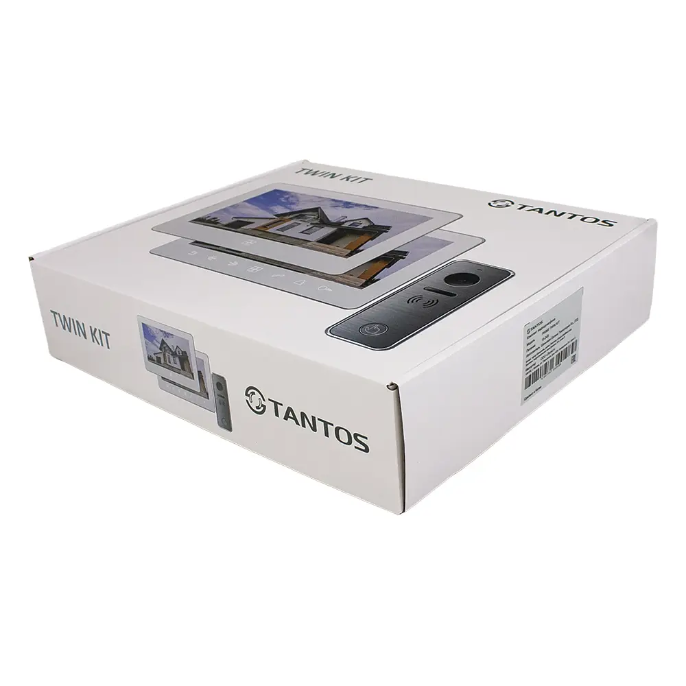 Фото 6 Комплект видеодомофона Tantos Prime Twin Kit 7" цвет белый Фото 6 Комплект видеодомофона Tantos Prime Twin Kit 7" цвет белый