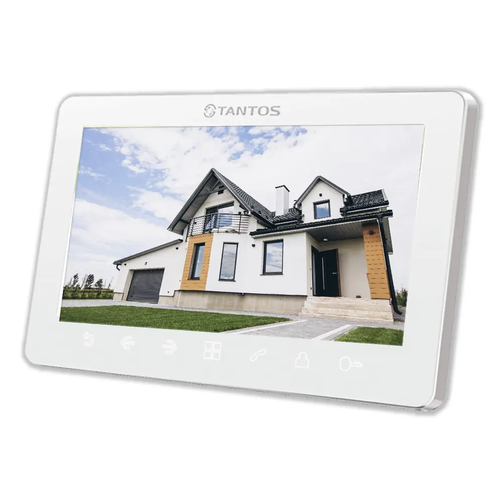 Фото 2 Комплект видеодомофона Tantos Prime Twin Kit 7" цвет белый Фото 2 Комплект видеодомофона Tantos Prime Twin Kit 7" цвет белый
