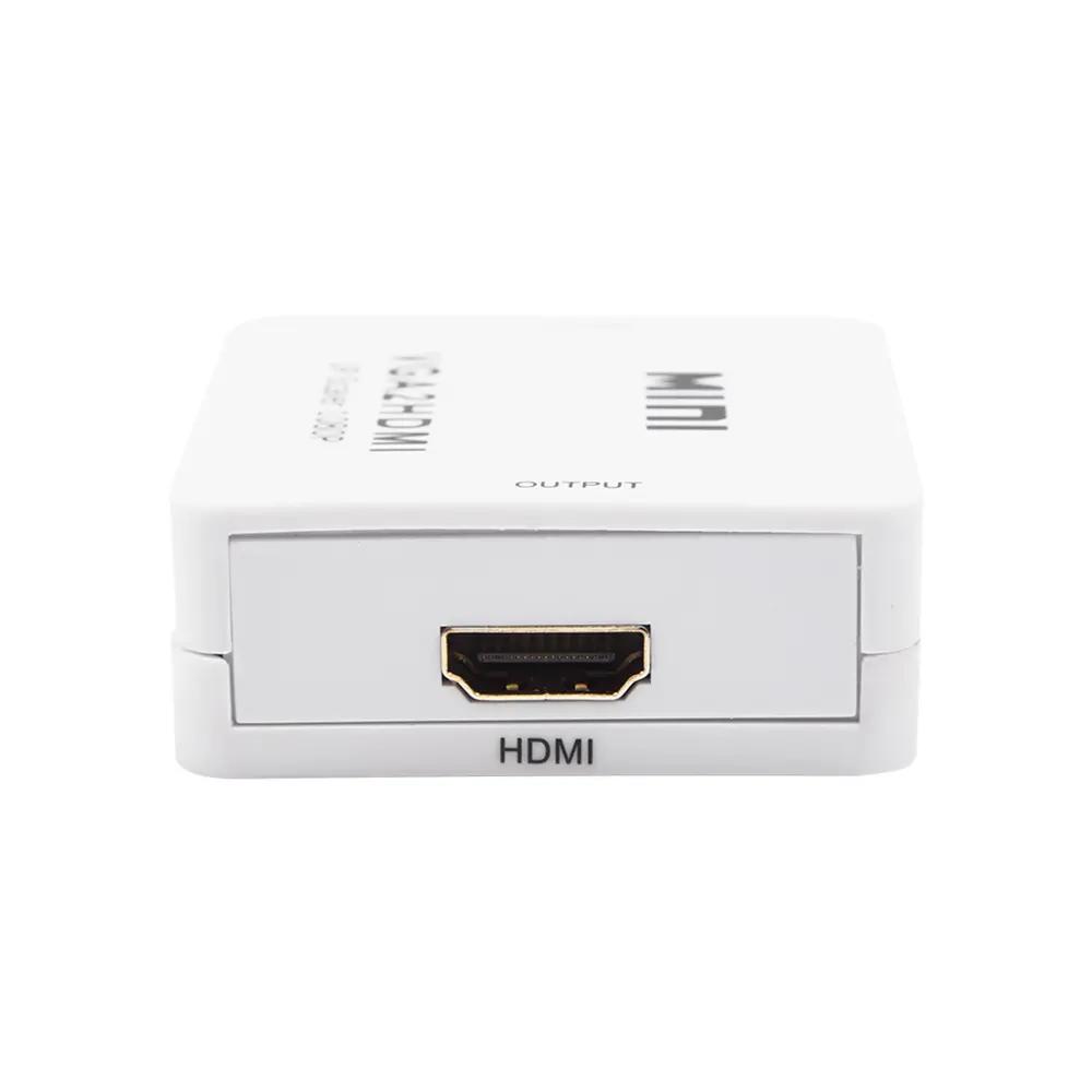Фото 4 Конвертер VGA + Стерео 35мм на HDMI пластик белый Фото 4 Конвертер VGA + Стерео 35мм на HDMI пластик белый