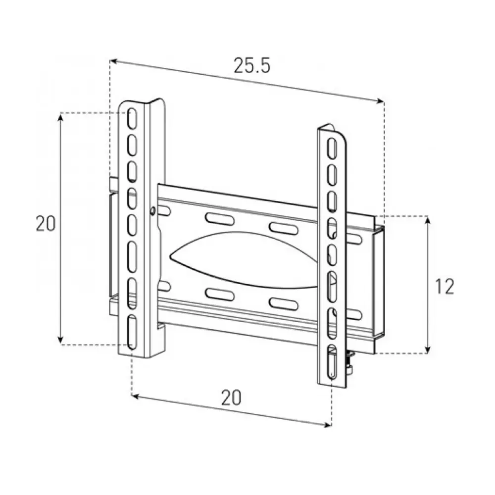 Фото 2 Кронштейн для крепления телевизора фиксированный Sonorous Surefix 220 25x20 см цвет черный Фото 2 Кронштейн для крепления телевизора фиксированный Sonorous Surefix 220 25x20 см цвет черный