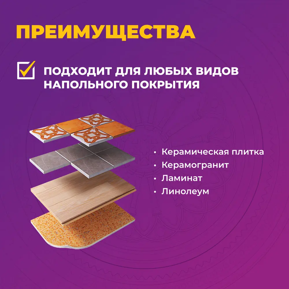 Фото 5 Нагревательный мат для теплого пола Onekeyelectro 2 м² 300 Вт Фото 5 Нагревательный мат для теплого пола Onekeyelectro 2 м² 300 Вт