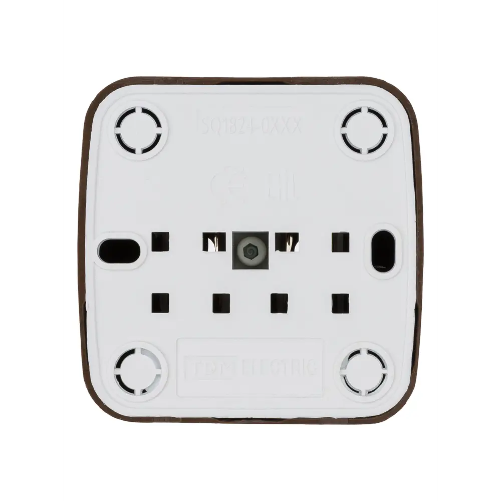 Фото 4 Розетка накладная TDM Electric Дача Народная 10 А цвет венге Фото 4 Розетка накладная TDM Electric Дача Народная 10 А цвет венге